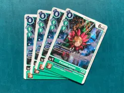 Petaldramon BT18-050 Playset Special Booster 2.0 Digimon Card Game x4 - Image 1