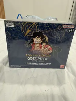 One Piece Romance Dawn Booster Box English Sealed White Bottom New OP-01 - Image 1