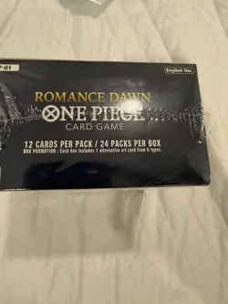 One Piece Romance Dawn Booster Box English Sealed White Bottom New OP-01 - Image 2