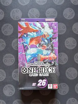 One Piece Starter Deck ST26 Purple/Black - Luffy (ST-26) - (ENGLISH) - Opened - Image 1