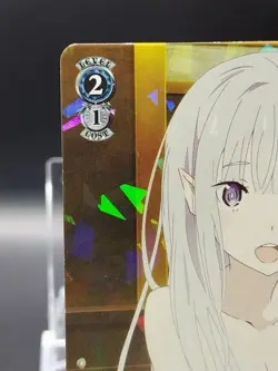 Emilia Re:ZERO Weiss Schwarz Card Japan Japanese Very Rare RZ/S46-066 R - Image 3