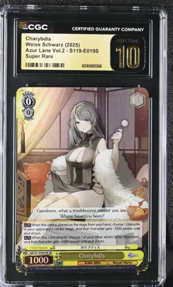Weiss GRADED Charybdis E019S Azur Lane 2 SR PRISTINE 10 CGC - Image 1