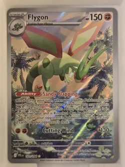 Pokemon TCG Flygon Illustration Rare Me02: Phantasmal Flames 101/094 Holo 150HP - Image 1