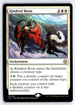 Kindred Boon 129 Commander: The Lost Caverns of Ixalan Magic: The Gathering NM - Image 1