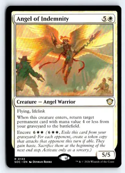 Angel of Indemnity 133 Commander: Secrets of Strixhaven Magic: The Gathering NM - Image 1