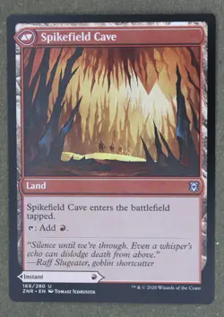 Mtg Spikefield Hazard 166 Regular Red Zendikar Rising; M/NM - Image 2