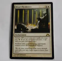 MTG Blind Obedience Regular, English Gatecrash 6/249 Rare White Enchantment - Image 3