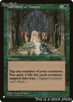 EN Harmony of Nature The List Reprints Uncommon NM - Image 1