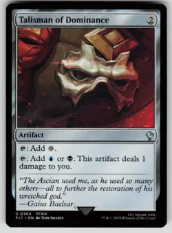 Talisman of Dominance Uncommon Commander: FINAL FANTASY 364 MTG Near Mint 2025 - Image 1