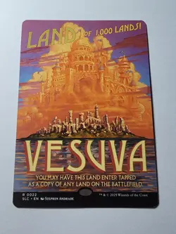 Vesuva, NON-FOIL - Secret Lair Encyclopedia of Magic A-Z MTG NM Card - Image 1