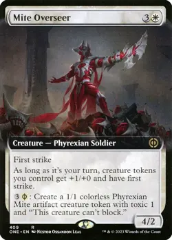 Mite Overseer Extended Art Regular - Phyrexia: All Will Be One MTG-NM - Image 1