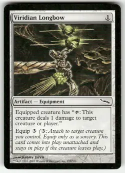 Viridian Longbow 270 C Mirrodin NM Magic: The Gathering - Image 1