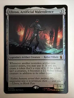 MTG: Marvel Super Heroes Ultron, Artificial Malevolence Foil #252 NM/M - Image 1
