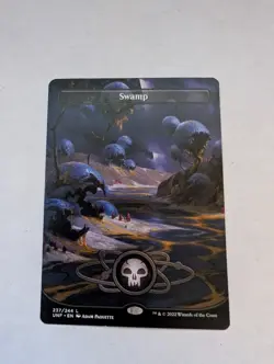 Swamp (237) (Borderless) Unfinity Regular MTG NM - Image 1