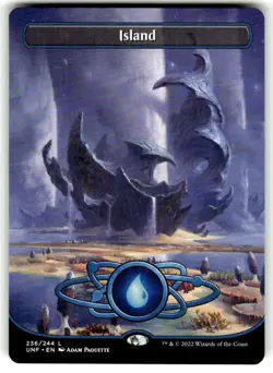 Island (236) (Borderless) Unfinity Regular MTG NM - Image 1