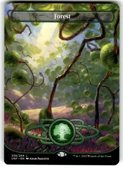 Forest (239) (Borderless) Unfinity Regular MTG - Image 1