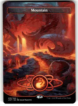 Mountain (238) (Borderless) Unfinity Regular MTG - Image 1