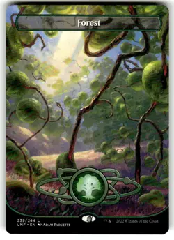 Forest (239) (Borderless) Unfinity Regular MTG - Image 1