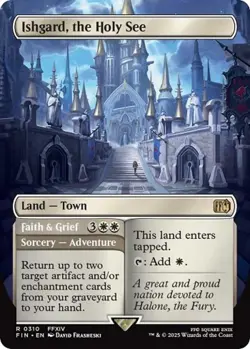 1x Ishgard, the Holy See Borderless Foil (Final Fantasy) - Image 1