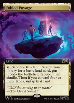 Fabled Passage-Marvel Super Heroes Commander-Extended Art-Regular-471-NM - Image 1