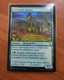 Magic MTG Aftermath Analyst MKM 0148 Foil Uncommon - NM condition - Image 1