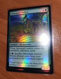 Magic MTG Aftermath Analyst MKM 0148 Foil Uncommon - NM condition - Image 2