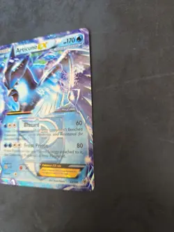 Pokemon TCG Articuno EX Black and White Card Plasma Storm 25/135 Damaged - Image 3