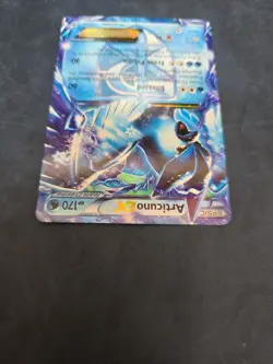 Pokemon TCG Articuno EX Black and White Card Plasma Storm 25/135 Damaged - Image 5