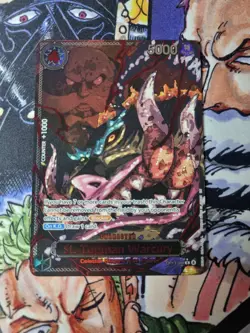 One piece Op13 St. Topman Warcury Red Parallel OP13-089 english NM - Image 1