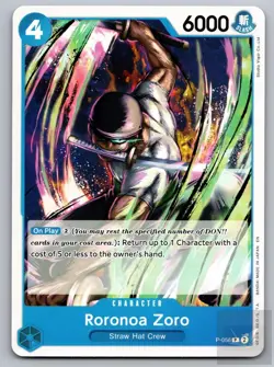 Roronoa Zoro (Nami Deck) P-056 Promo Learn Together Deck Set One Piece Near Mint - Image 1