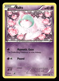 Ralts RC8/RC25 Radiant Collection BW Legendary Treasures Pokemon Card - 2 - Image 1