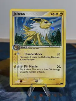 Jolteon 3/17 Holo Rare Ex Era Pop Series 3 2006 Pokemon Card HP - Image 1