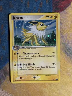 Jolteon 3/17 Holo Rare Ex Era Pop Series 3 2006 Pokemon Card HP - Image 2