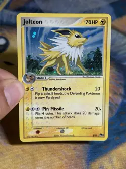 Jolteon 3/17 Holo Rare Ex Era Pop Series 3 2006 Pokemon Card HP - Image 3
