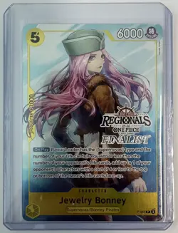 One Piece TCG - Jewelry Bonney - P-085 - Offline Regional Finalist 2025 V2 - Image 1