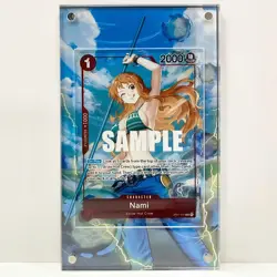 ONE PIECE TCG EXTENDED ART CASE CARD NAMI OP01-016 ROMANCE DAWN PARALLEL ALT ART - Image 3