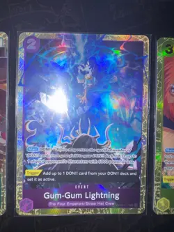 One Piece Gum-Gum Lightning OP09-077 Alt SEALED DIRECTLY OUT OF THE COLLECTION - Image 1