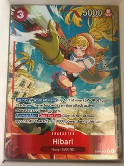 EB03-008 Hibari AA Alt Art English R One Piece TCG Card Game - Image 1
