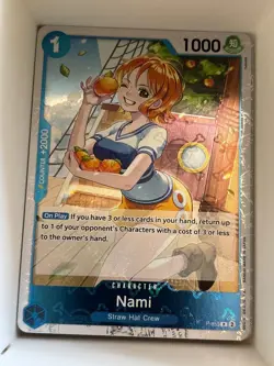 P-053 Nami (P-053) (Jolly Roger Foil) English P One Piece TCG Card Game - Image 1