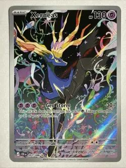 Pokemon TCG Xerneas Chaos rising 091/086 Rare Holo Full Art English 2026 130 HP - Image 1
