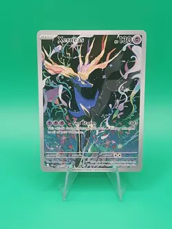 Pokemon TCG Xerneas Illustration Rare Full Art Holo HP130 091/086 Chaos Rising - Image 1