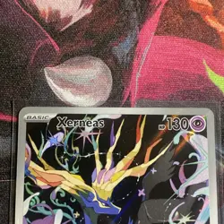 Pokemon TCG Xerneas Illustration Rare Full Art Holo 091/086 Chaos Rising 🔥 mint - Image 3