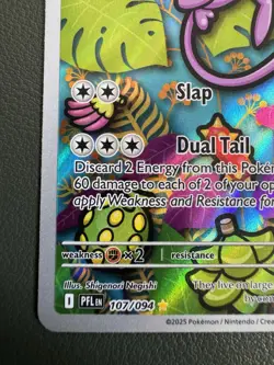Ambipom 107/094 Me02: Phantasmal Flames Illustration Rare Holo Pokemon TCG NM - Image 5