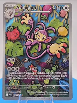 Ambipom 🐒 107/094 🔥 Pokemon ME02 Phantasmal Flames Illustration Rare Holo NM ! - Image 1