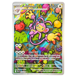 Pokemon TCG Ambipom 107/094 Phantasmal Flames Full Illustration Rare Holo - Image 1