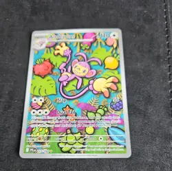 Pokemon TCG Ambipom 107/094 Me02: Phantasmal Flames Illustration Rare Holo - Image 1