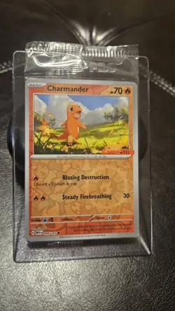 Pokemon Charmander - (GameStop Exclusive) 004/165 Reverse Holo. Sealed - Image 1