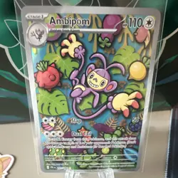 The Pokemon Company Ambipom 107/094 Phantasmal Flames Illustration Rare Holo HP… - Image 1