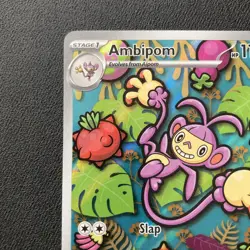 Pokemon TCG Ambipom 107/094 Phantasmal Flames Illustration Rare IR full art Holo - Image 2