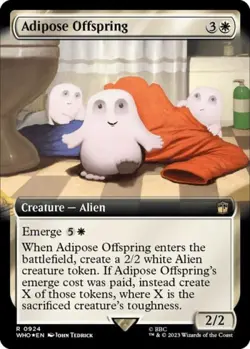 Adipose Offspring (Extended Art) (Surge Foil) -Foil Light Play MTG - Image 1